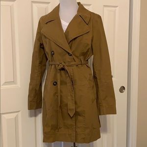 Old Navy Tan khaki trench coat Women’s Large